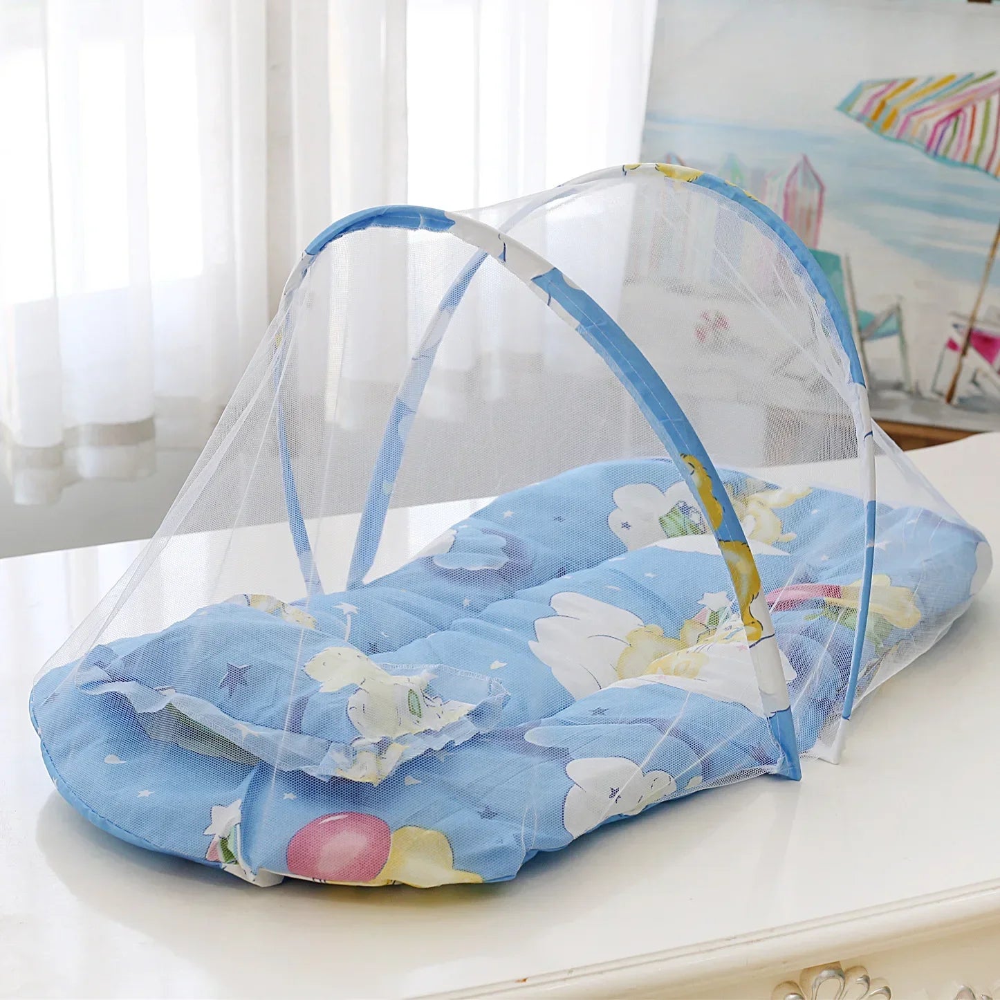 CozyNest Foldable Crib Net