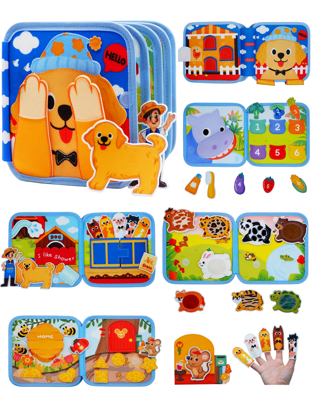 Puppy Pals Busy Book