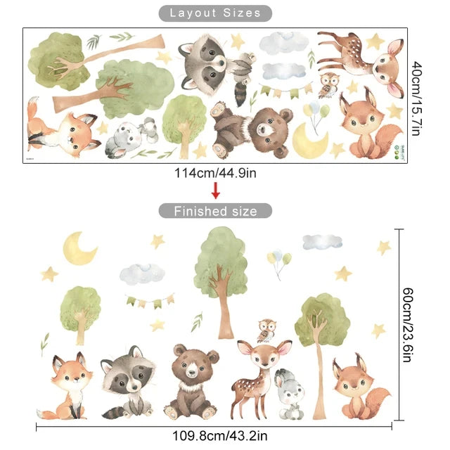Woodland Wonders Wall Decals