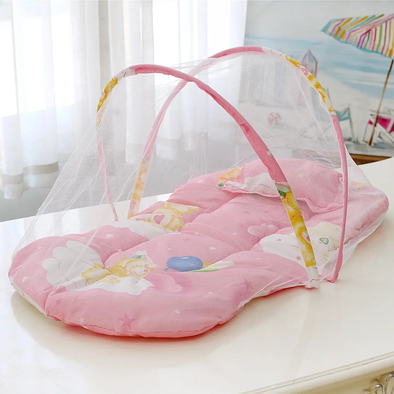CozyNest Foldable Crib Net