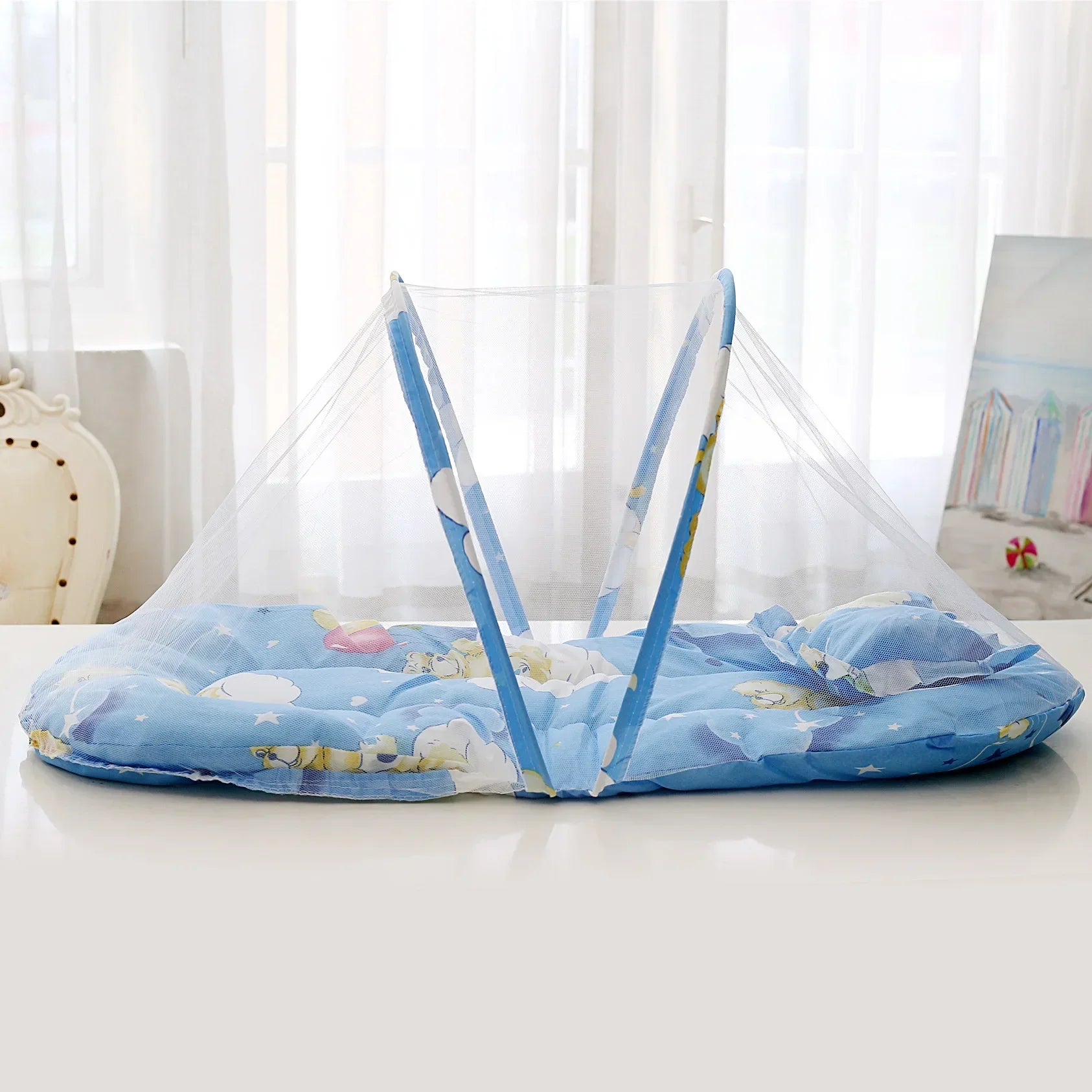 CozyNest Foldable Crib Net