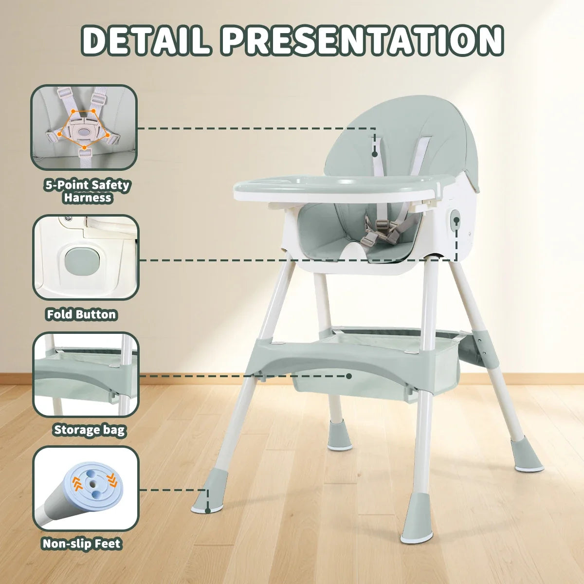 TinyDine Foldable Chair