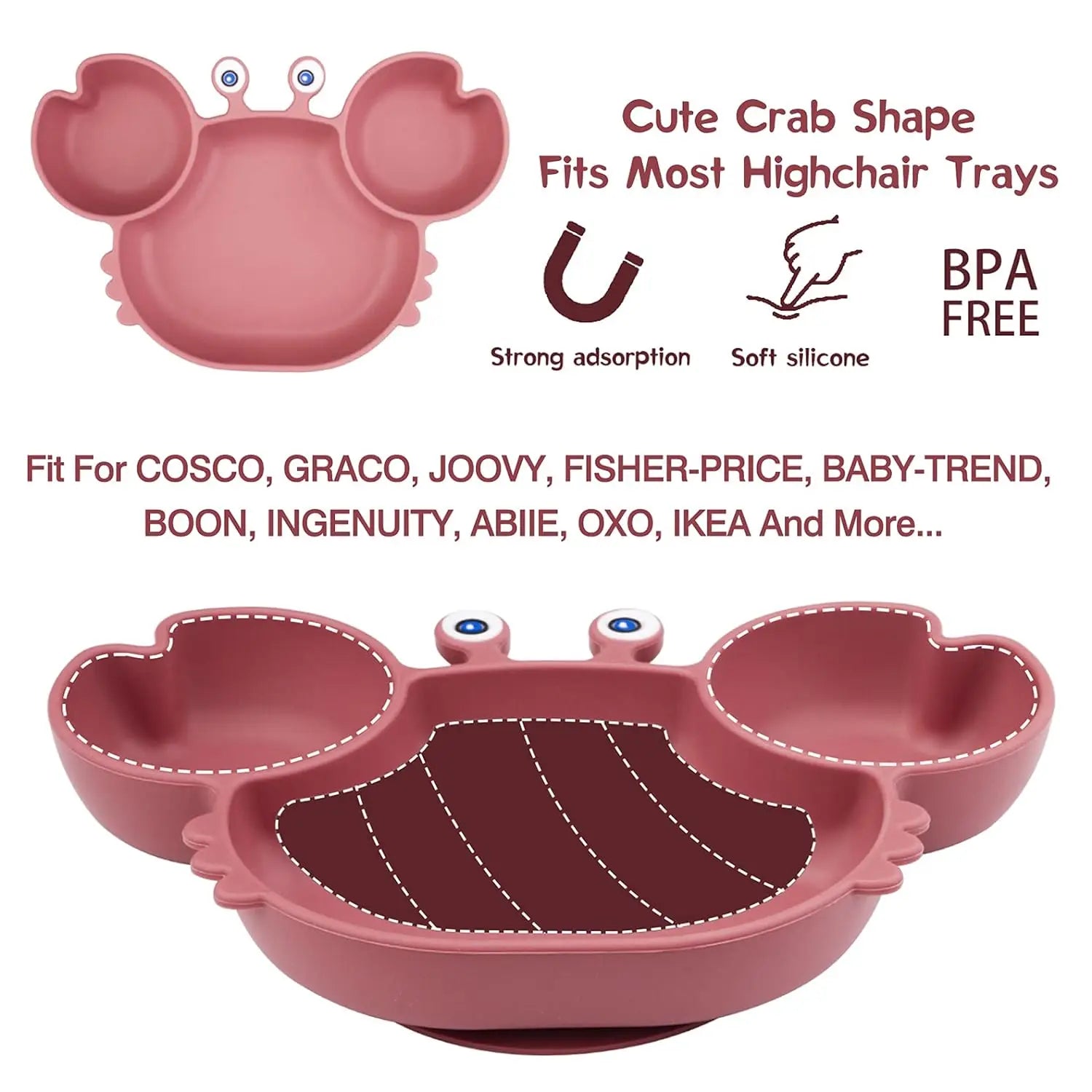 TinyTots Tableware – emphasizes it’s for young children and safe.